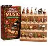 Unique Holiday Souvenir Christmas Music Advent Calendar 2026, 24 Mini Musical Instrument Theme Ornaments Countdown Calendar, Musician Gift for Lovers