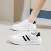 2025 Spring Little White Shoes New Korean Version Ins Female Students Height Increase Platform Sports Board Shoes Casual Shoes Tide 8609