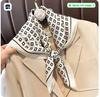 Square Scarf, Shawl, Silk Scarf, Women's Neck Protector Decoration