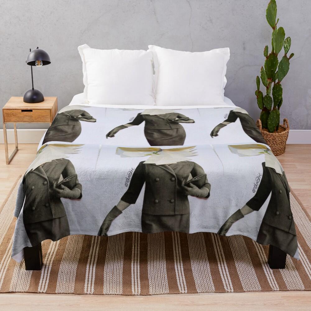Fashionably Late Throw Blanket