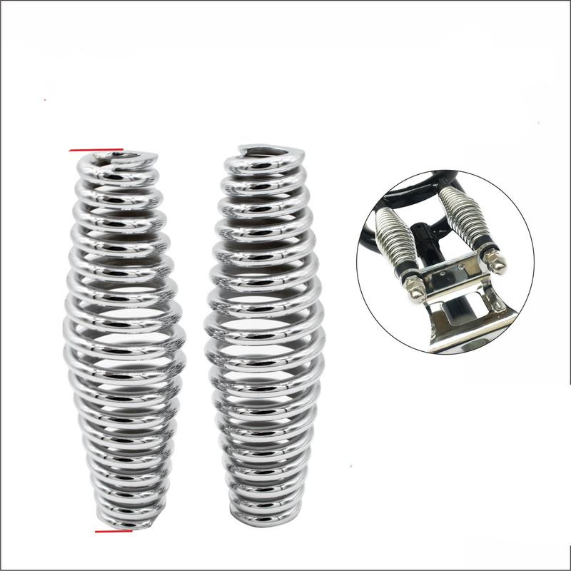 2PCS Bicycle Modification Spring Wire 5mm Heavy Drum Shock Absorber Fork Bike Restoration Lowriders Compression Spring