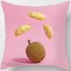 Peach Skin Pillowcase Home Decor  Candy Color Macaron Print Car Sofa Pillow Cushion Cover