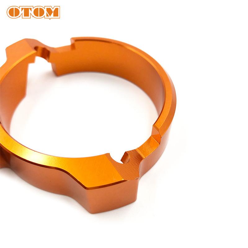 OTOM Motorcycle Exhaust Muffler Pipe Clamp Adaptation Flange CNC Aluminum Reinforcement O-ring For KTM SX XC XCW HUSQVARNA TE