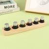 1Pcs  6 Holes Essential Oil Wooden Display Stand Essential Oil Storage