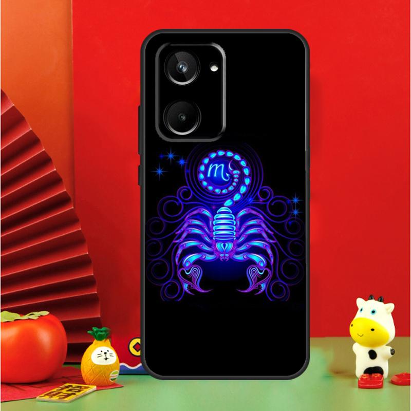 Неоновые Знаки Зодиака Для Realme 15 Pro GT7 GT6 10 11 12 13 14 Pro Plus C65 C67 C63 C61 C51 C53 C35 C75 C55 Чехол