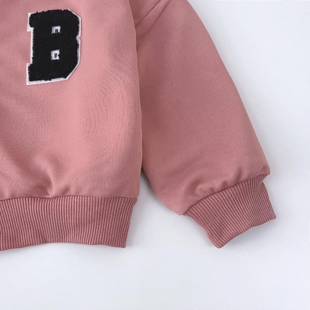 Костюм для девочки с длинными рукавами Bear Leader 3-7 лет однобортный пиджак с надписью + брюки комплект из двух предметов AM3044