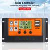 LCD Display Automatic Recognition Of Solar Controller Built-in Timer 10A 20A 30A 12V 24V PV Regulator Home Accessories Colorful Screen Accessory