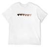 Cute Black&Brown Hearts, Black Owned T-Shirt oversizeds blue archive customizeds men tshirt