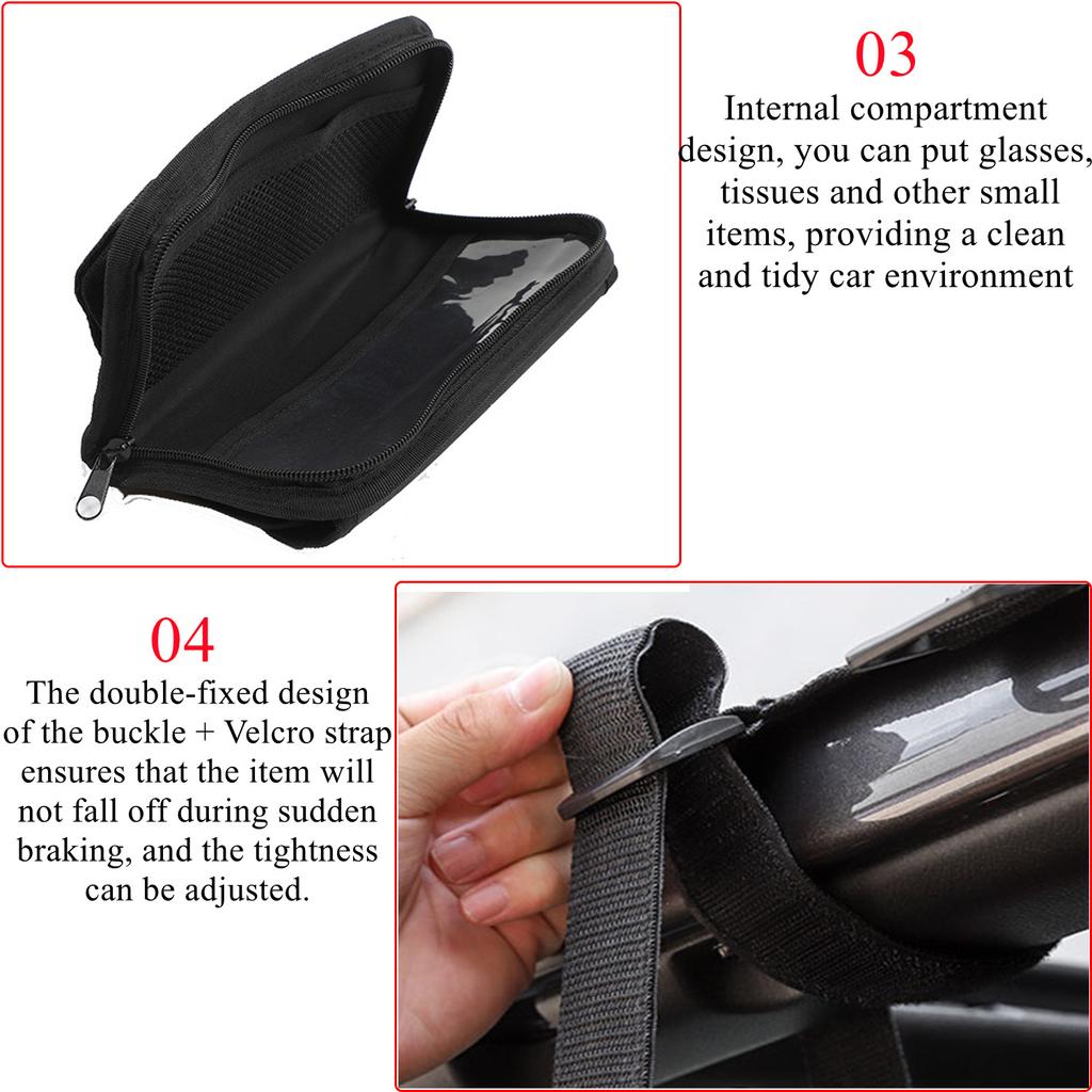 Поручень с ручкой, сумка-органайзер для хранения солнцезащитных очков для Jeep Wrangler TJ JK JL JT 1997-2023 гг., укладка и уборка салона