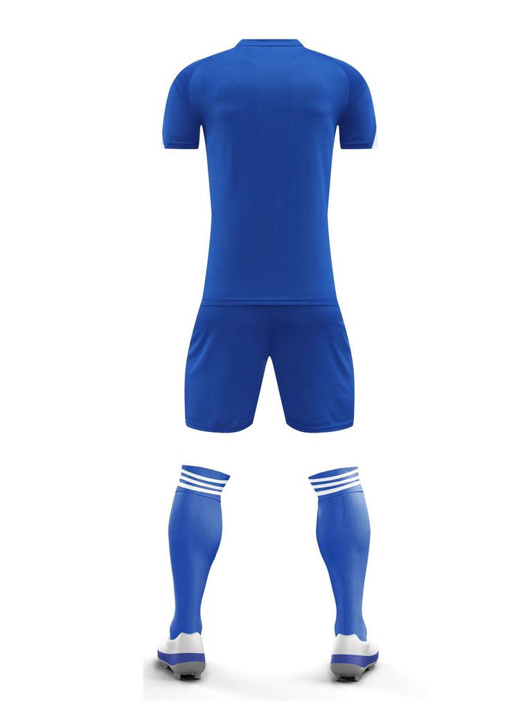 Взрослая мужская быстросохнущая дышащая тренировочная форма для футбола с индивидуальным номером