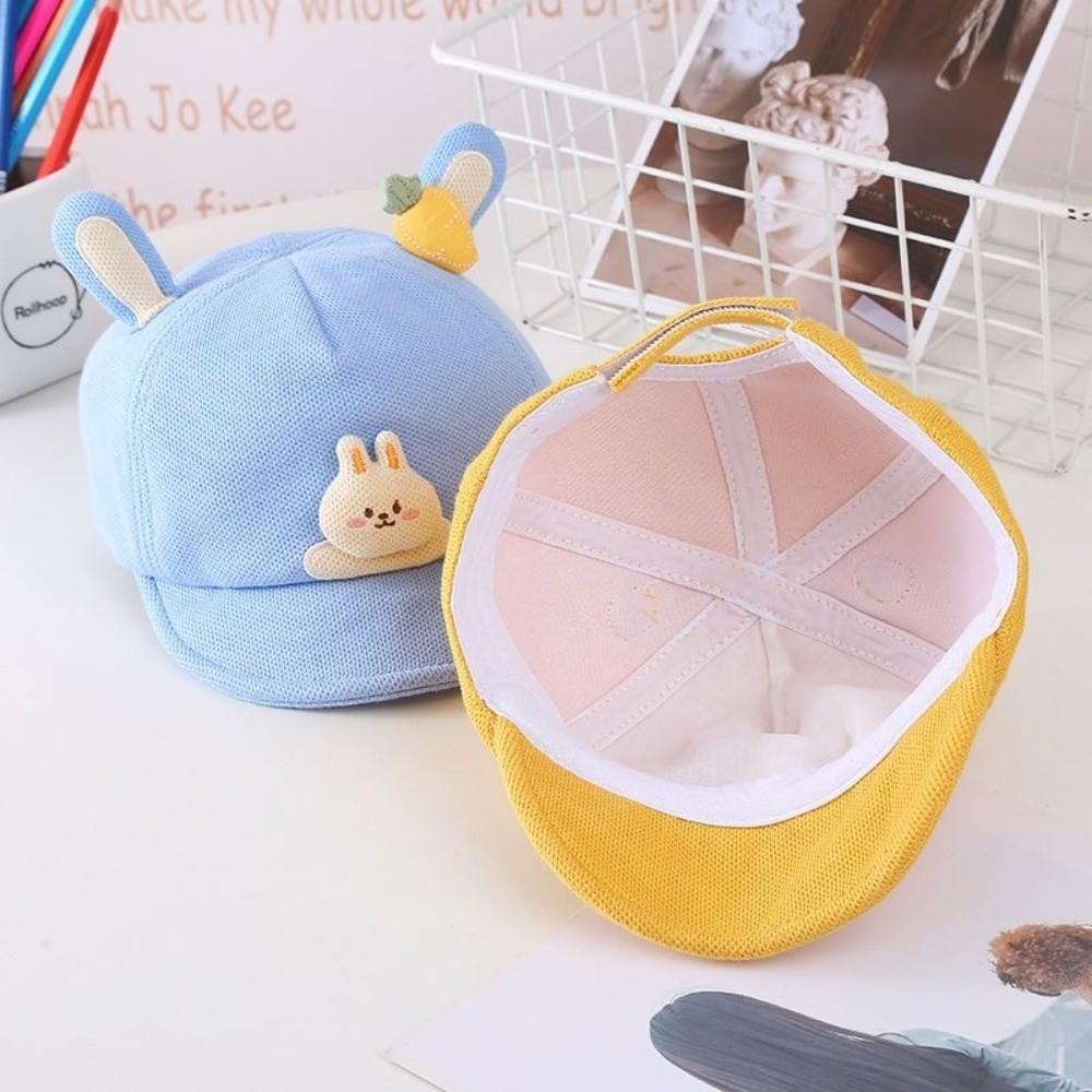 Cartoon Rabbit Ears Cartoon Peaked Hat Soft Brim Sun Hat Cute Sunshade Visors Boys Girls Kids