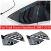 Для Ford Focus Хэтчбек 2012-2018 Автомобильный Задний Жалюзи Боковая Шторка Задняя Боковая Накладка Отделка Наклейка Вентиляционное Отверстие Ковш ABS Углеродное Волокно