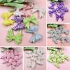 Creative Loose Beads Bowknot Jewelry Making Handcrafted DIY Findings Acrylic Beading Neclace Bracelet for Crafted 6Pcs 32.3*36.6mm Big Bow