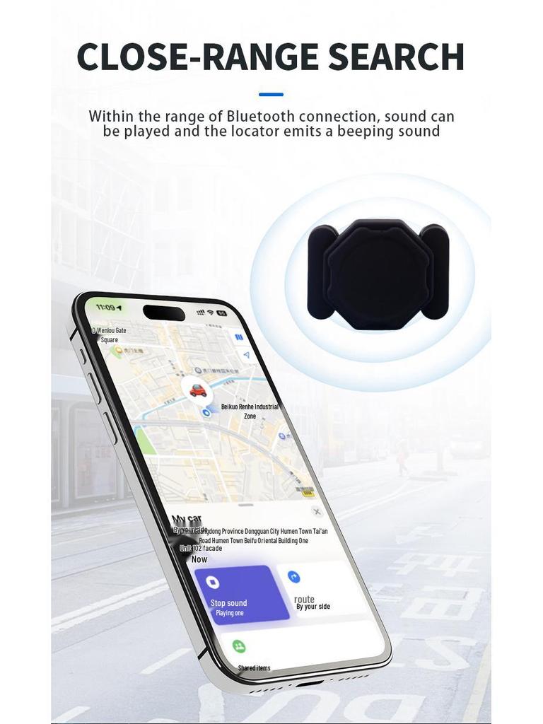 Universal Magnetic Locator & Anti-Loss Tracker Compatible with iOS and Google Systems