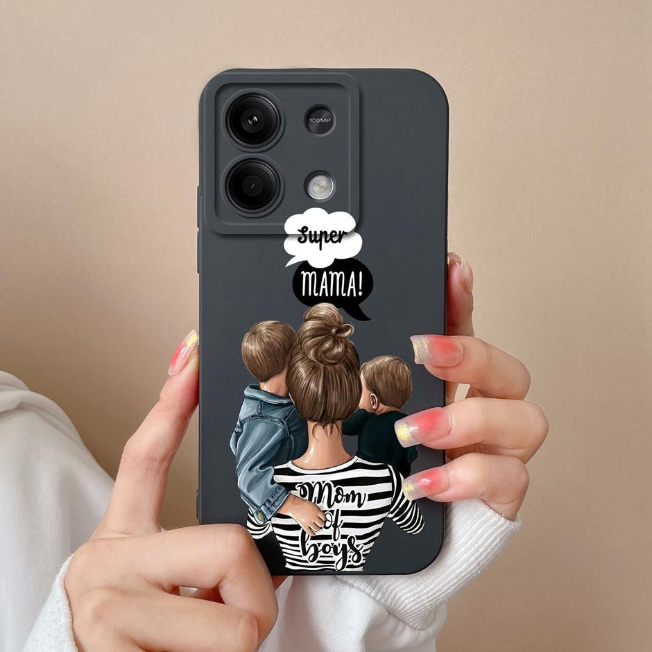 Чехол для Xiaomi Redmi Note 13 Pro Plus 5G Милые Девочки Мультяшный Матовый Силиконовый Чехол Для Redmi Note13 Pro+ 5G Новый Дизайн Funda