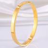 Titanium steel bracelet gold high version temperament zircon bracelet women's light luxury fashion elegance does not fade simple bracelet