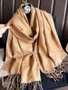 New Ethnic Autumn Pashmina Hijab Shawl Muslim Women Warm Winter Scarves Luxury Jacquard Female Floral Hijab Stoles Headscarf