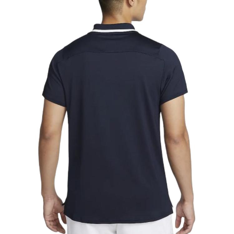 Nike Мужская рубашка-поло Court Advantage Dri-FIT Цвет: Обсидиан FD5318-451