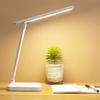 1PC LED Touch Switch White Folding Desk Lamp Bedroom Bedside Study Reading Eye Care Night Lamp USB Plug-in Dimmable White Desk Lamp