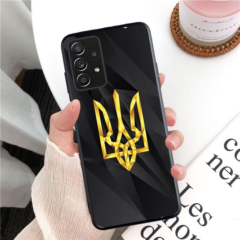 Чехол для телефона с паспортом и флагом Украины для Samsung Galaxy A35 A55 A54 A15 A25 A05s A05 A22 A24 A52 A33 A34 M34 M14 M54 M23