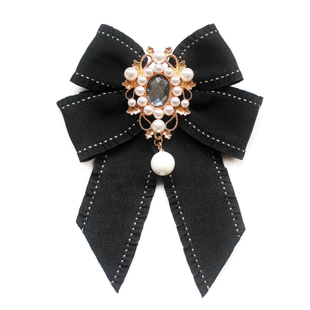 Brooch Women's JK Bow Tie Polyester Fabric Bowknot Shirt Bowtie Fashion Ribbon Bow Tie Shirt