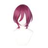 Cosplay Crimson Cool Short Perfect for Parties and Includes 3 Bonus a Dedicated and a Memo Heat-resistant Wig, "Second Castle" Purple, Hair,