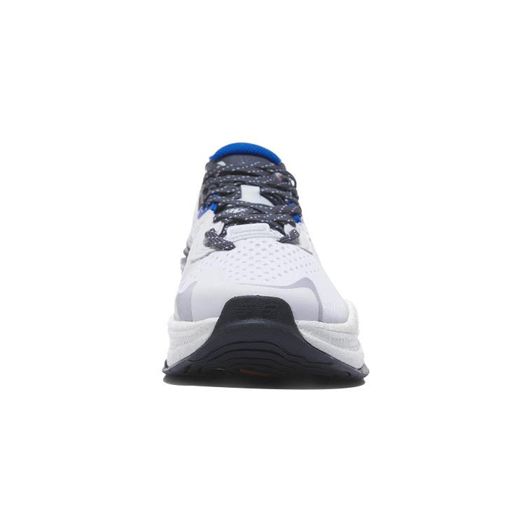 Li Ning Exceed 5 Нескользящие Износостойкие Низкие Беговые Кроссовки Мужские Бело-Синие AGLR025-1
