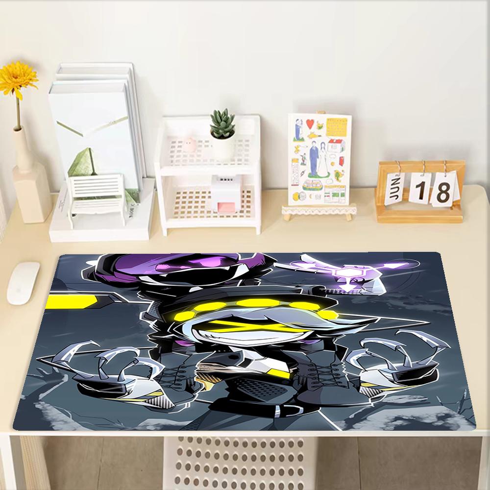 Murder Drones Theme Mouse Pad, Non Slip Rubber Base, Multifunctional Office & Home Decor, Perfect for Workspace Personalization.