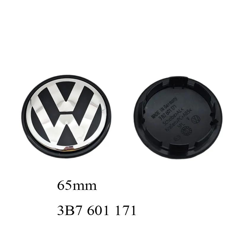 2026 Hot Emblems For VW Volkswagen Jetta MK5 Golf 4pcs/set 65mm Car Wheel Center Caps Rim Hub Caps For Volkswagen VW Golf 6 Pass