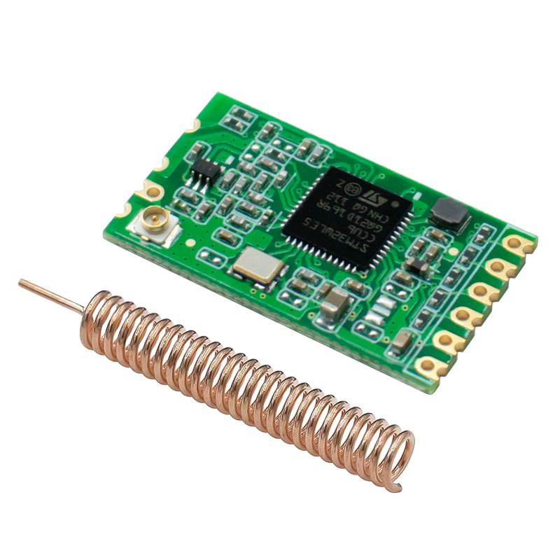 LIZAO HC-15 LORA Wireless Serial Communication Module, 433MHZ UART Interface Long Distance Data Transmission Board