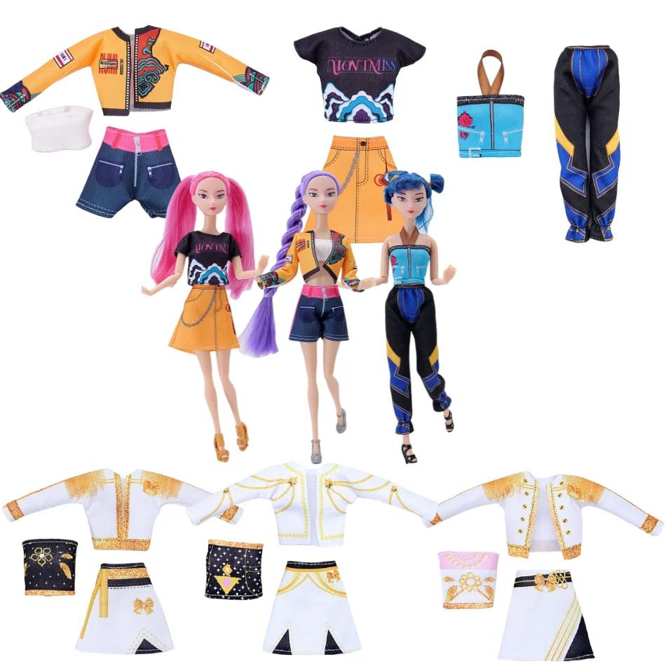 Подходит только для кукольной одежды, Kpop Отряд Охотников на Ведьм Руми Мира Зои Красивая Принцесса Одежда для Кукол Малышек Девочек Игрушки для DIY