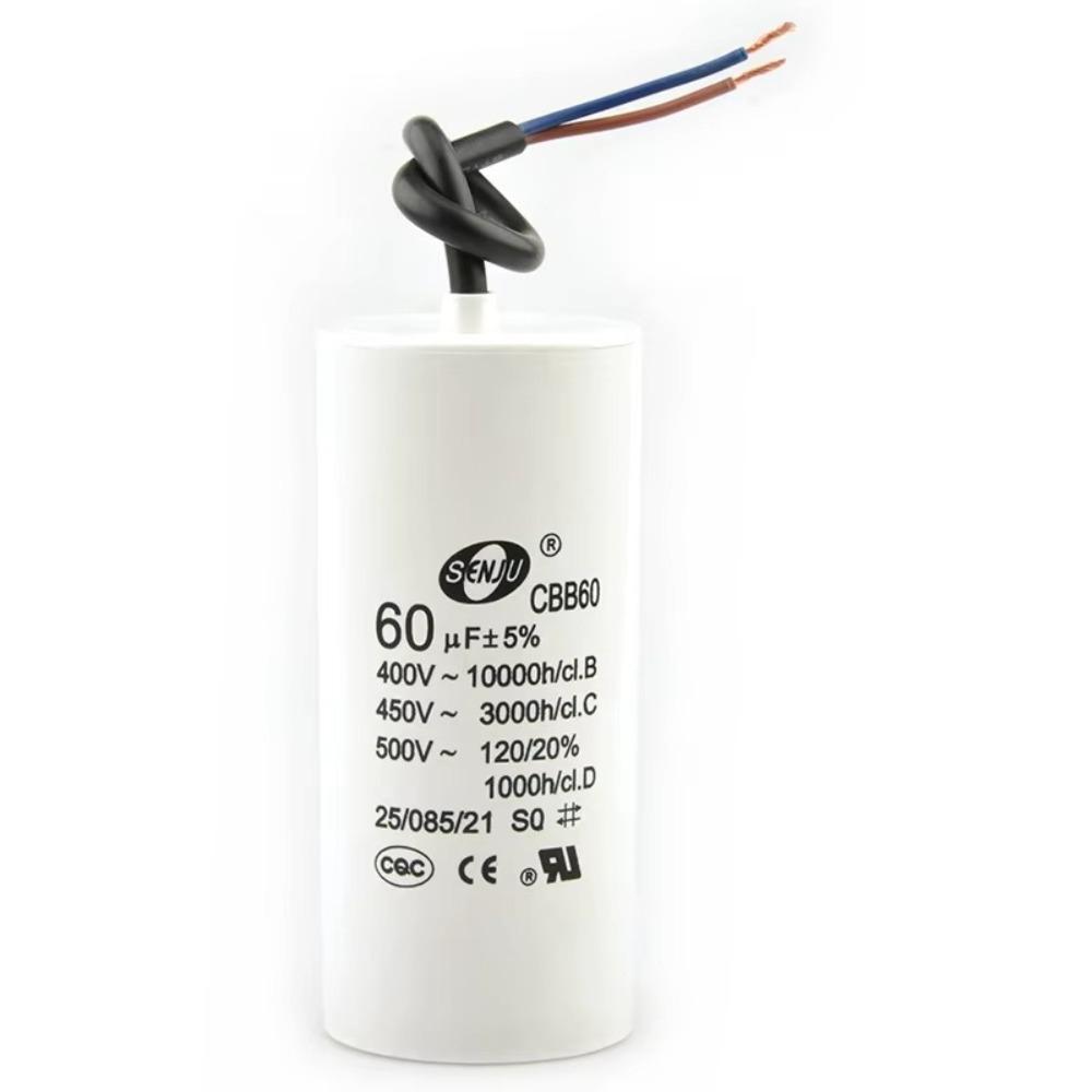 450V Motor Run Capacitor Round Water Pump Capacitor Reliable Washer Capacitor
