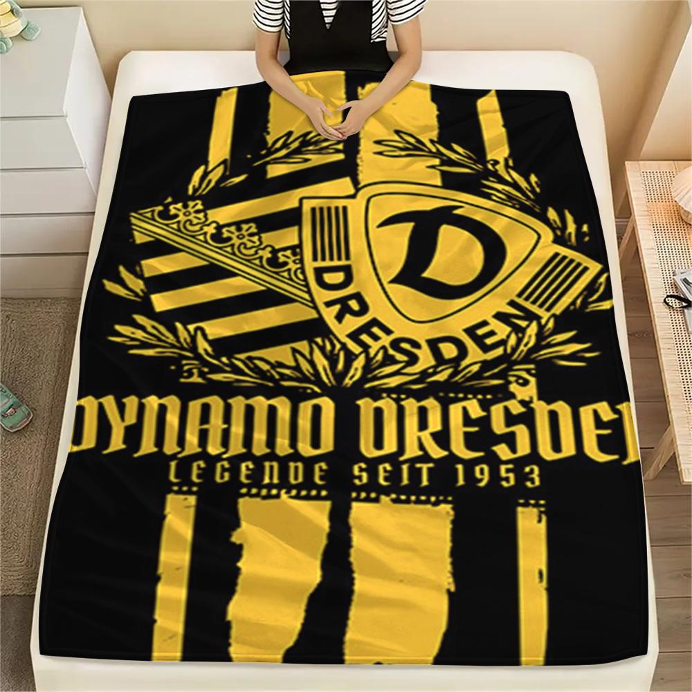 1PC SG Dynamo Dresden Print Flannel Blanket, High quality Comfortable for All Seasons, Home Decor, Warmth and Comfort, Perfect for Christmas Gifts149