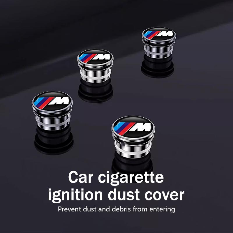 KHQB5 Car Cigarette Lighter Cover Plug Dust Proof Decoration Cap For BMW Performance X1 X3 X5 E39 E46 E90 F20 E60 F30 M3 M5