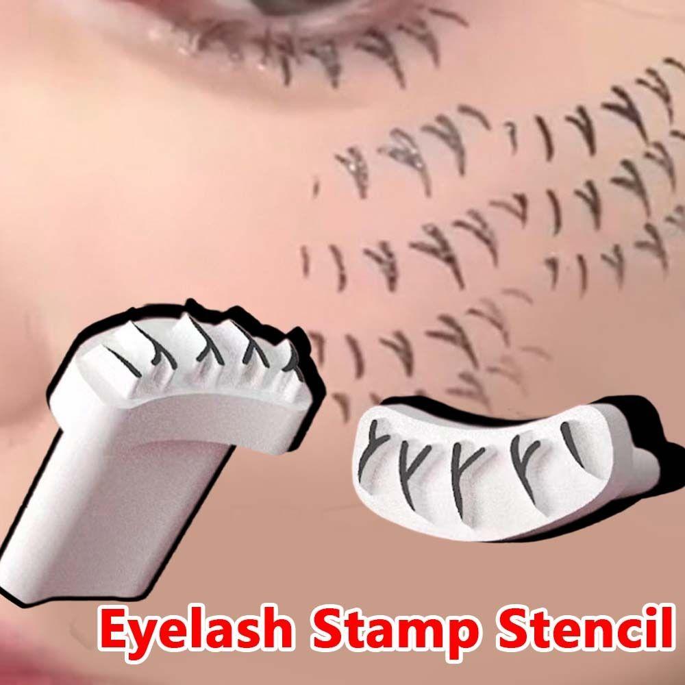 Шаблон для нижних ресниц Little Devil, натуральный штамп для ресниц, косметические средства
