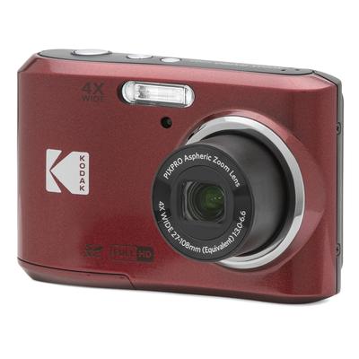 Компактная камера Kodak Friendly Zoom FZ45, 16 МП, 4-кратный оптический зум, ЖК-экран 2,7 дюйма, HD 720p, Красный – Сенсор, Зум, Экран 2,7 дюйма, Видео,
