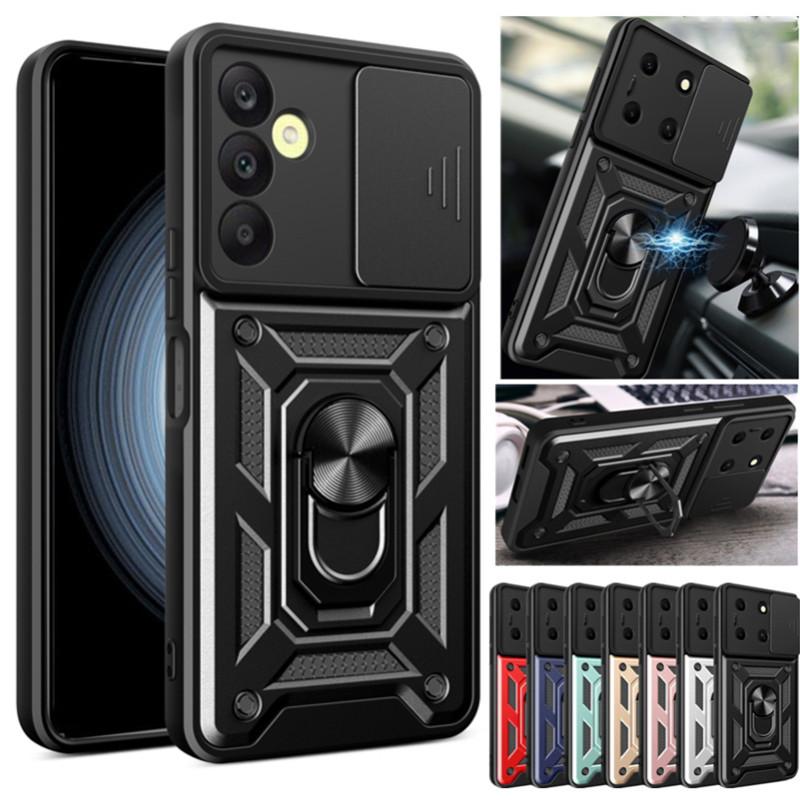 Чехол Armor для Samsung Galaxy A06 A16 A15 A25 A35 A55 5G A05 A05S A14 A24 A34 A54 A13 A33 A53 A73 чехол-кольцо держатель Coque Funda