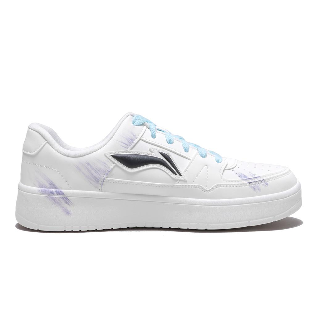 Li Ning Январь 1.0 Планета Сезон Износостойкие Легкие Низкие Кеды для Скейтборда Мужские Белые AGCV493-5(Команда893-)
