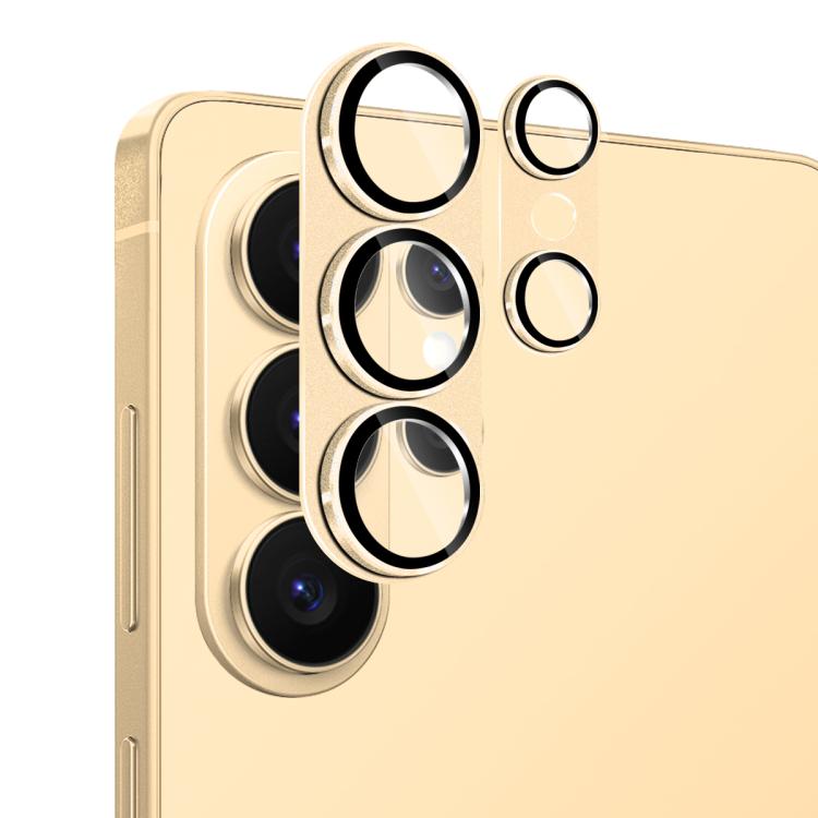 Anti-reflection Aluminium Alloy Camera Lens Tempered Glass Protector For Samsung Galaxy S26 5G, HD Scratch Resistant Lens Film
