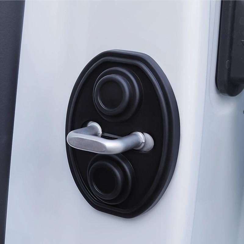 For Chirey Tiggo 4 Ebro S400 Sportequipe 5 Tenet 3XT 2018~2026 Car Door Lock Cover Rustproof Buffer Shock Absorption Accessories