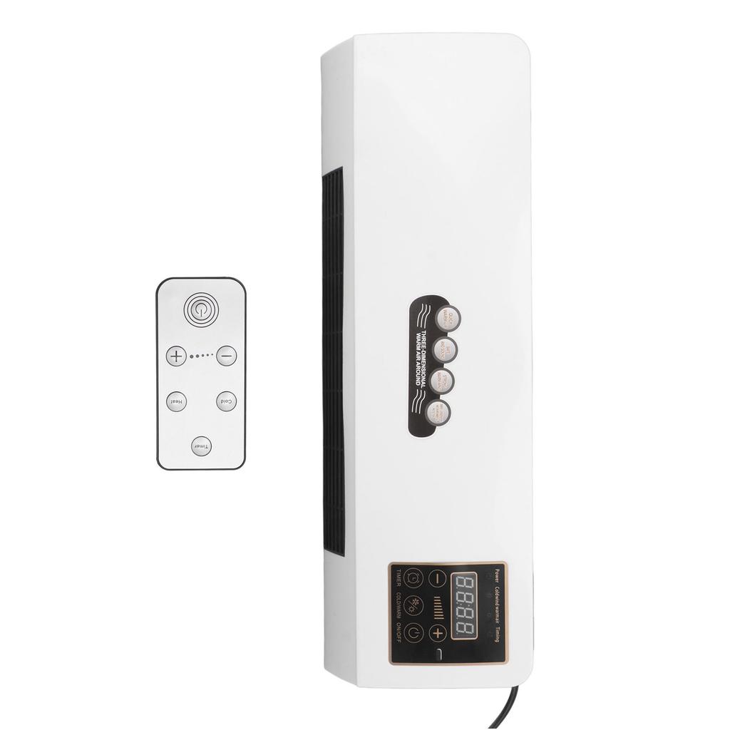 Маленький обогреватель-вентилятор портативный настенный электрический обогреватель горячий вентилятор для ванной комнаты спальни