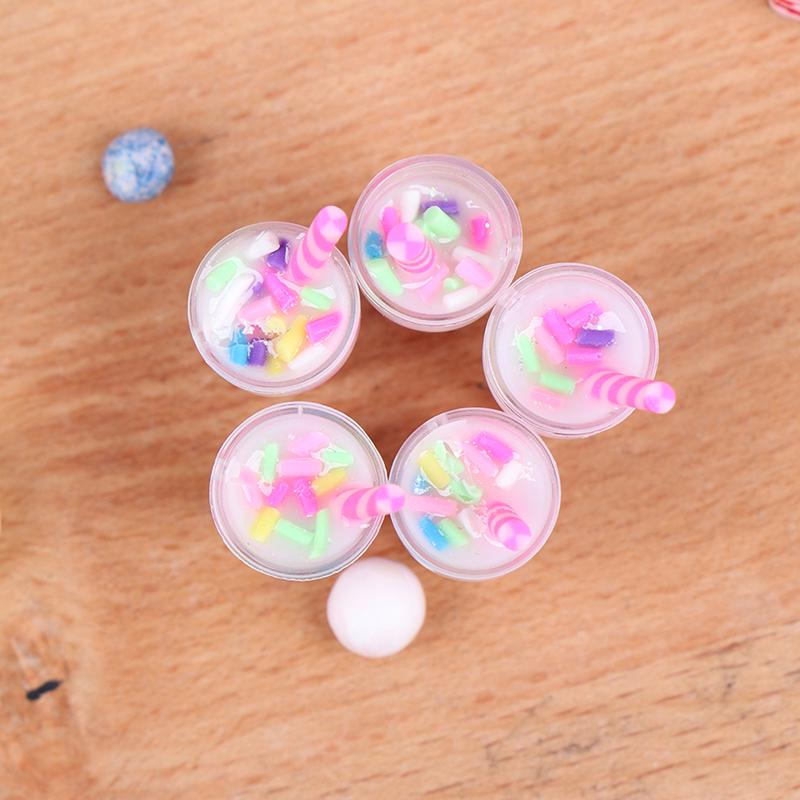 5 шт. 1:12 кукольный домик миниатюрные бутылки с кремом для напитков модель куклы кухня еда