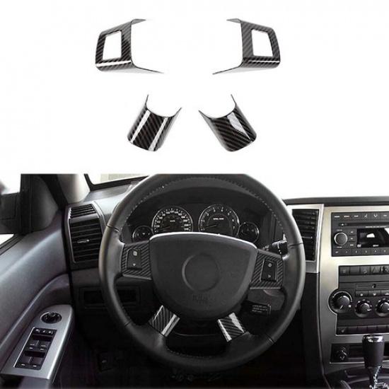 4 шт. Декоративная накладка на руль автомобиля Комплект для Jeep Grand Cherokee 2006-2010