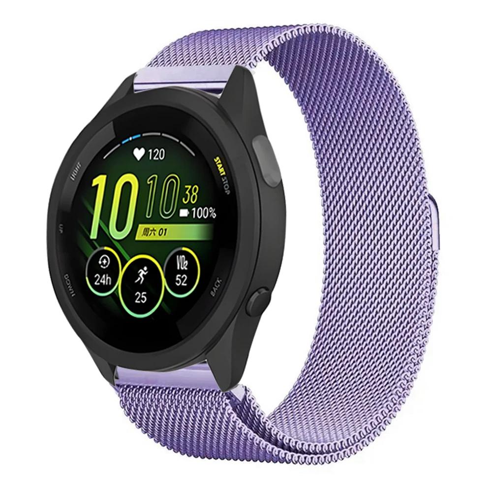 20 мм 22 мм Миланский ремешок Для Garmin Forerunner 165 55 645 265 965 255/Active 5/Vivoactive Аксессуары браслет Garmin Venu 3