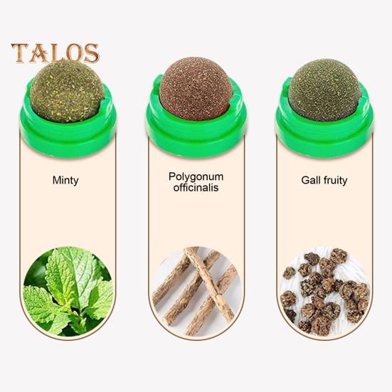 4 шт. шарики для лизания кошачьей мяты, вращающиеся настенные съедобные шарики для кошек, игрушка с натуральной кошачьей мятой, безопасная и здоровая игрушка для чистки зубов котенка для дома