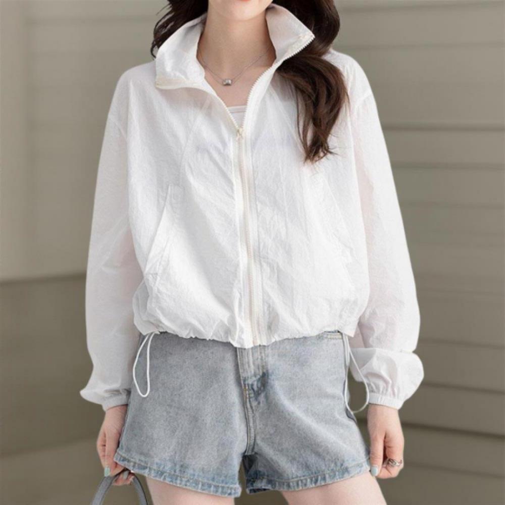 New ArrivalS Open Run Women S Lightweight overSized String Windbreaker Jacket