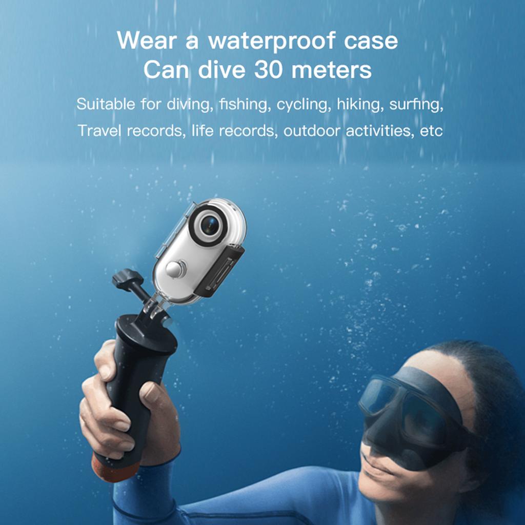 1080P Tiny Action Camera WiFi Sports Camera 120° Wide Angle Lens Video Camera with Magnetic Lanyard Back Clip Water Resistant