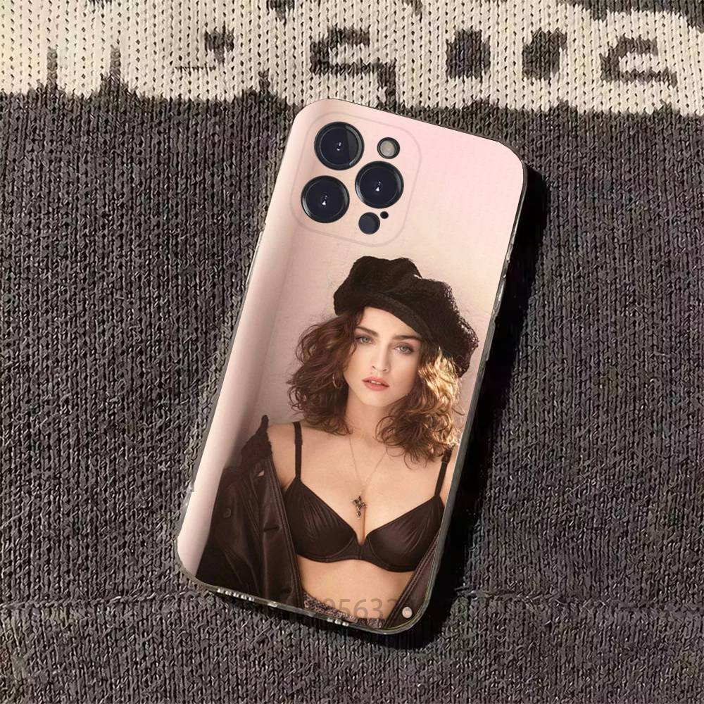 M-Madonna-S Чехлы для телефона 80-х для iPhone 17 16 15 14 13 12 11 Pro Max Plus Роскошная защита камеры Пластик