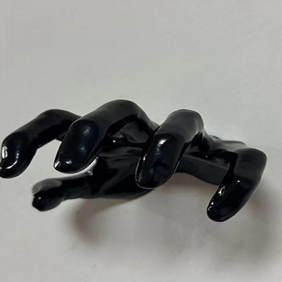 Статуя Руки Демона Хэллоуин Черные Руки Демона Скульптура Настенная Жуткий Дьявол Ручной Орнамент Праздничные Атрибуты