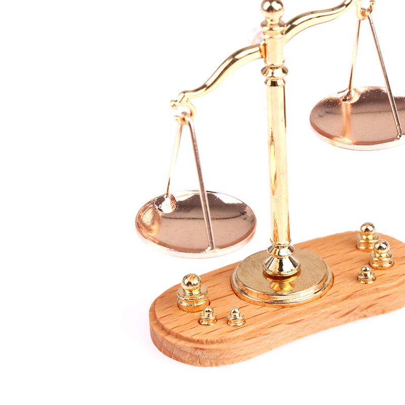 1/12 миниатюрные аксессуары для кукольного домика, мини-балансовая модель, игрушка для украшения